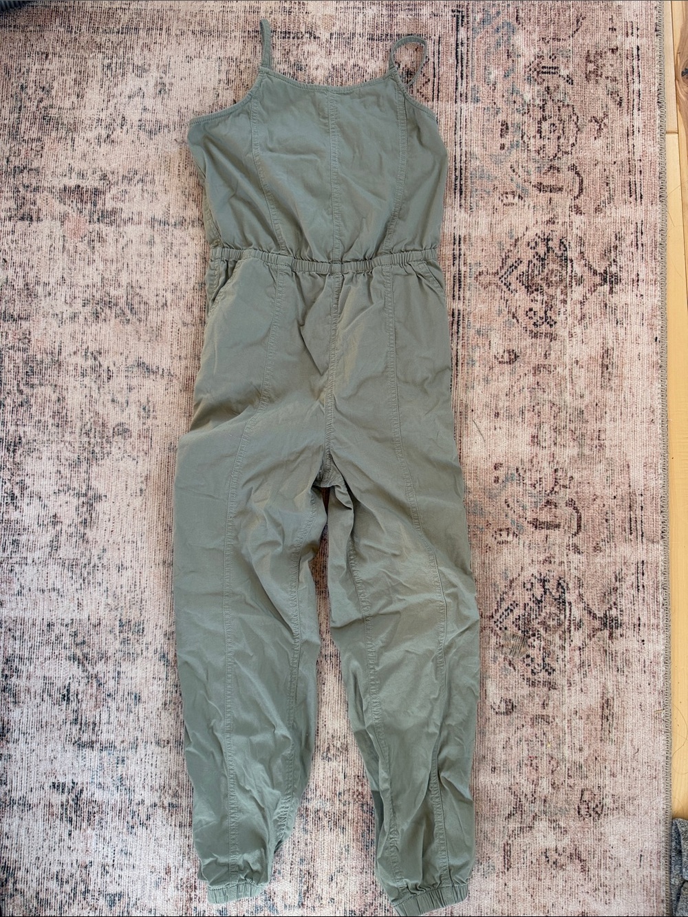 abercrombie kids Olive Green Utility Jumpsuit
